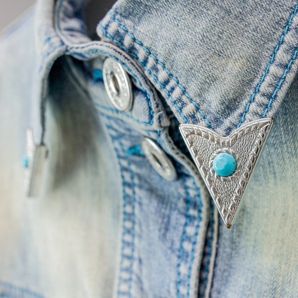 Moschino Jeans Western Accent Denim Jacket - Picture 4 of 11